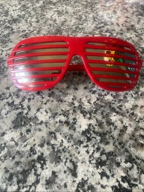 Slotted Shutter Shades Sunglasses
